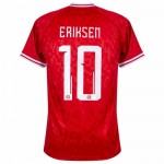 Günstige Fußballtrikots Dänemark Eriksen 10 Heimtrikot EURO 2024 Kurzarm